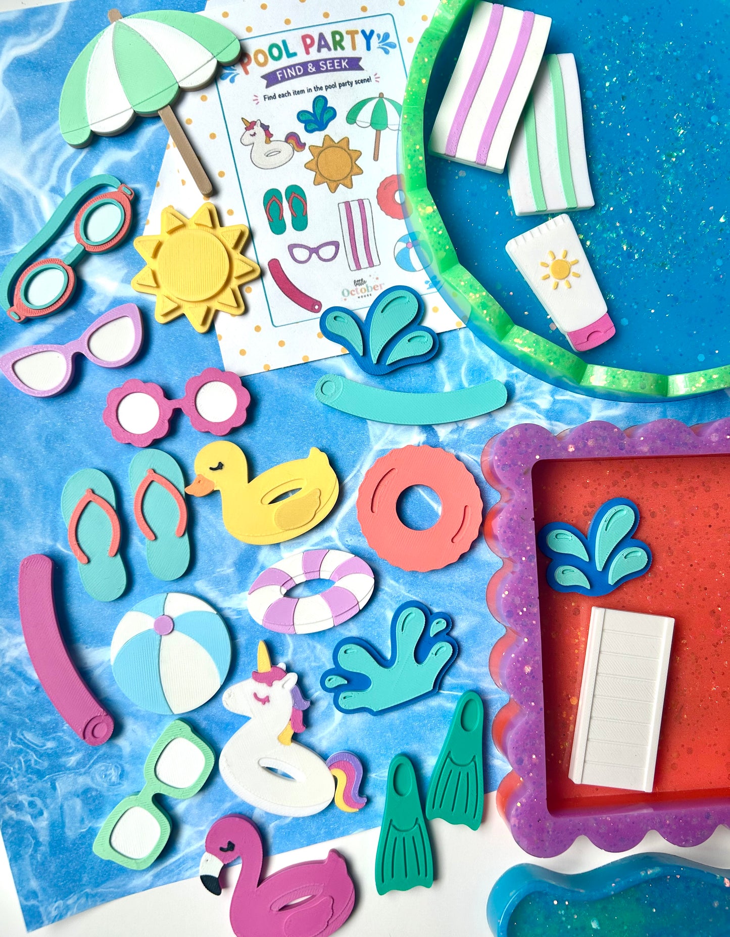 Pool PARTY Loose Parts