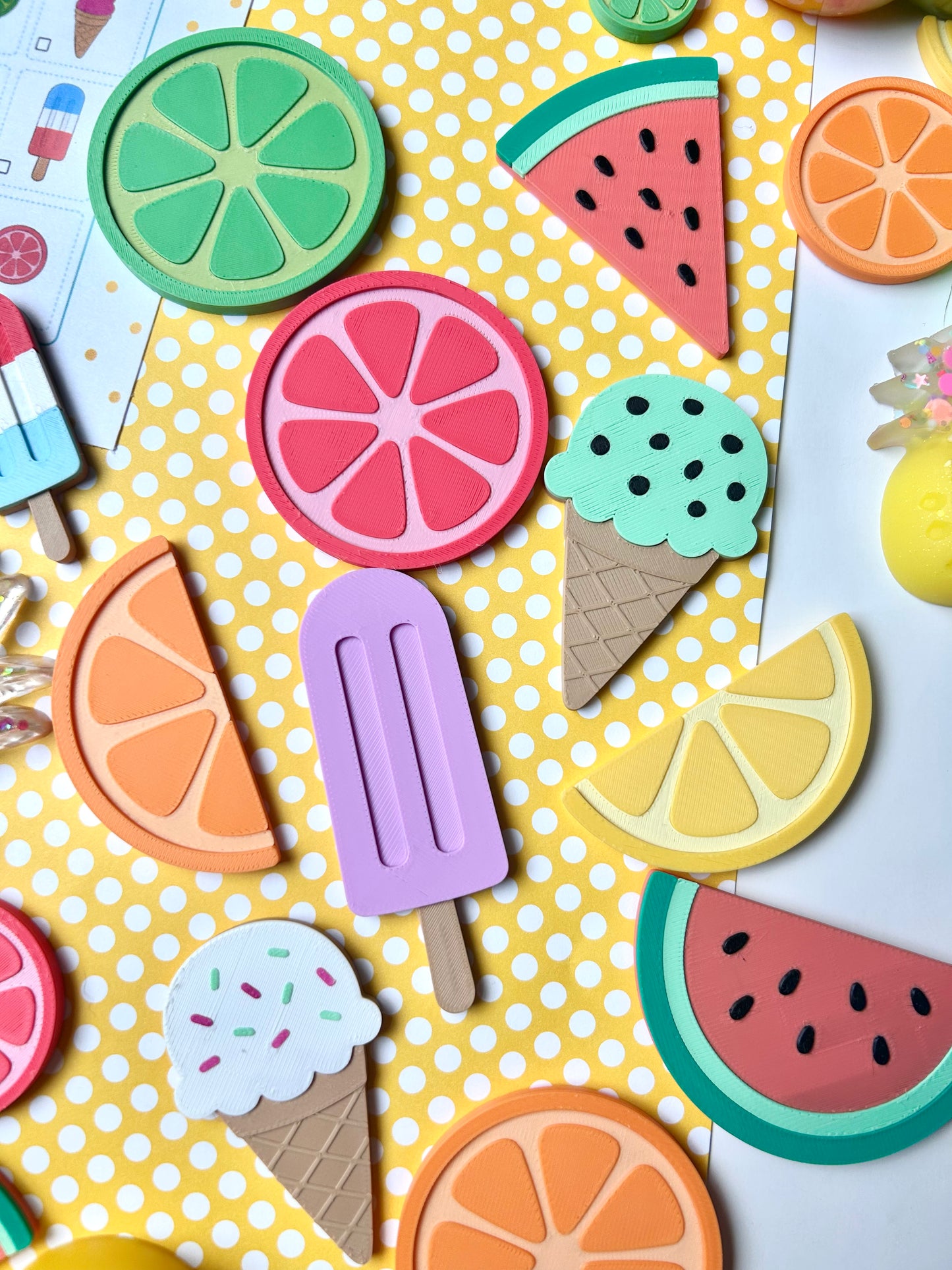 Pool Snacks Loose Parts