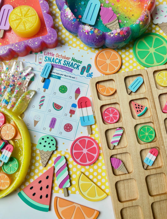 Pool Snacks Loose Parts